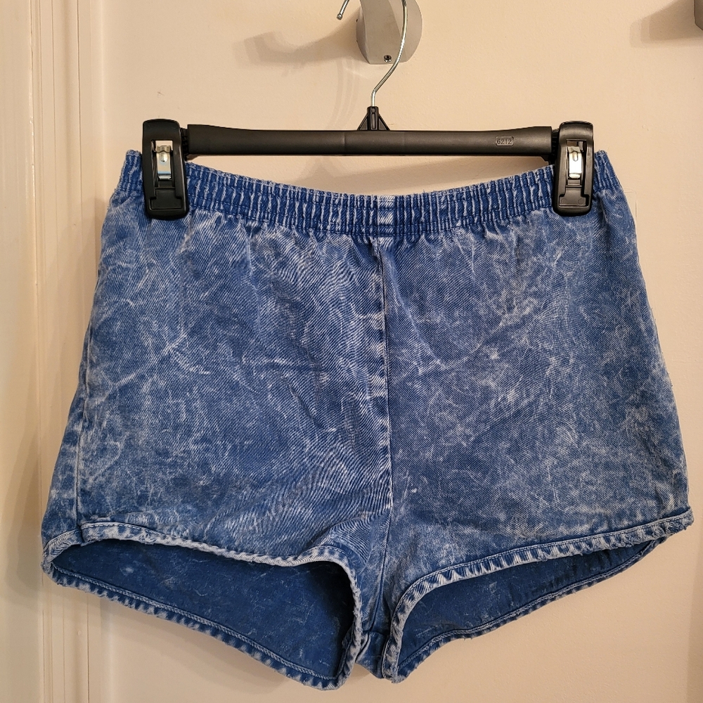 American Apparel High Waisted BlueJean Shorts XS